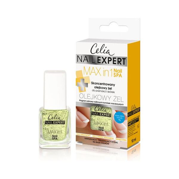 Celia Nail Expert Skoncentrowany olejkowy żel do paznokci i skórek Max in 1 Nail SPA 10ml