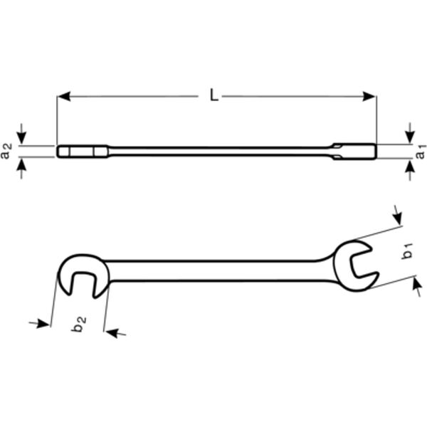 Bahco Klucz płaski Liliput dwustronny 5.5 mm BAHCO
