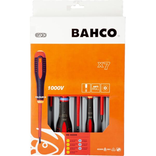 Bahco Wkrętak izolowany ERGO, Pozidriv 2x150 mm BAHCO