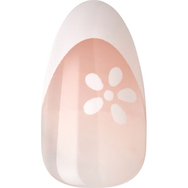 Kiss KISS Sztuczne paznokcie samoprzylepne Modern French, No Glue Needed, White Tips, Medium Almond