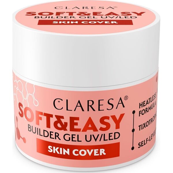 Claresa CLARESA N Żel budujący do paznokci Soft&Easy Builder Skin Cover 90g