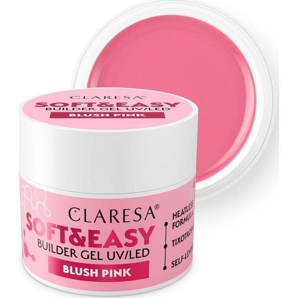 Claresa CLARESA N Żel budujący do paznokci Soft&Easy Builder Blush Pink 12g