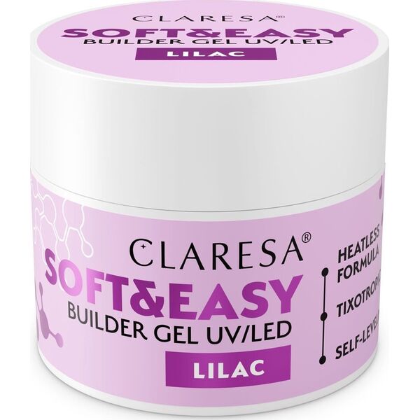 Claresa CLARESA N Żel budujący do paznokci Soft&Easy Builder Lilac 12g