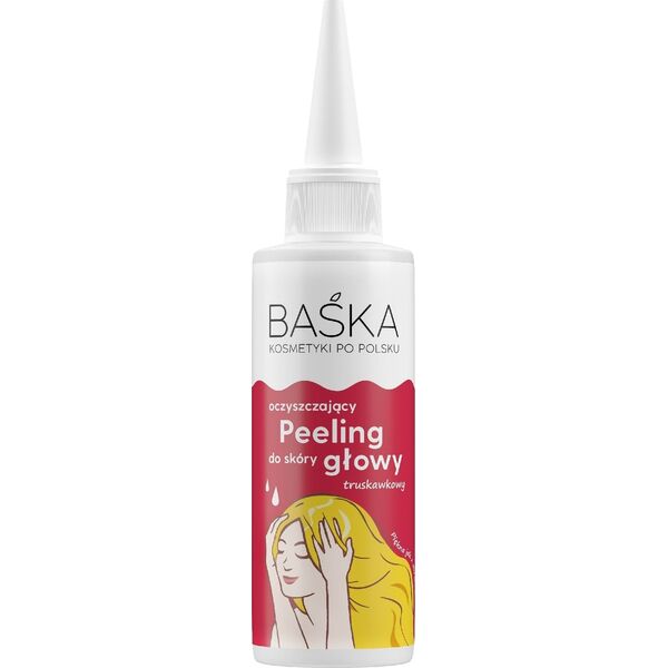 Solverx BAŚKA Peeling oczyszczający do skóry głowy - truskawkowy 100 ml