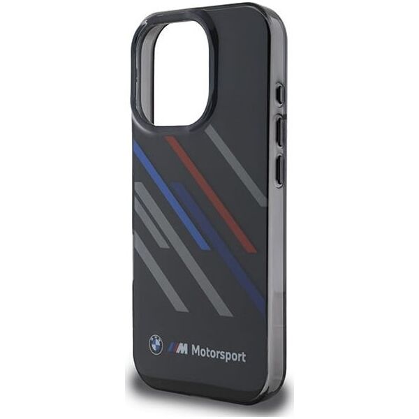 BMW BMW BMHCP16X23HTRAK iPhone 16 Pro Max 6.9" czarny/black hardcase Motosport IML Random Stripes