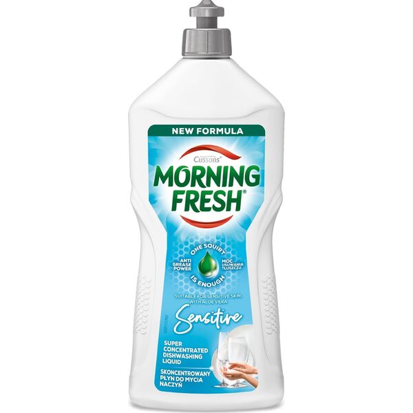 Sarantis CUSSONS Morning Fresh Skoncentrowany płyn do mycia naczyń - Sensitive 900 ml
