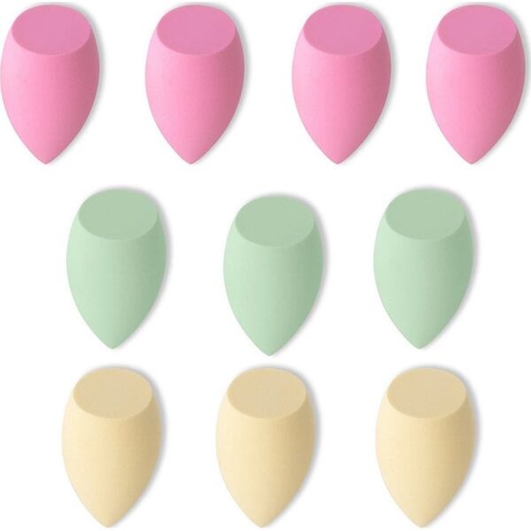 eCarla ECARLA ZESTAW GB11 Gąbki do makijażu 10sz PASTEL MINT
