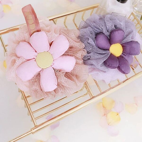 eCarla Szczotka gąbka do mycia ciała SWEETY na mokro XL 15cm GB14FIO