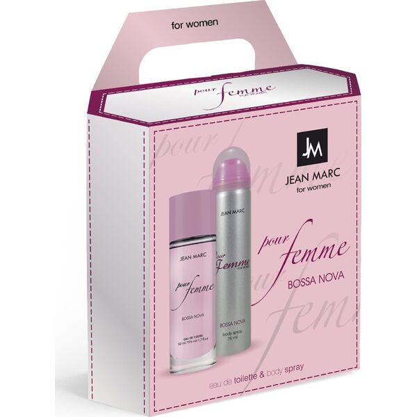 DRAMERS JEAN MARC Bossa Nova Pour Femme Zestaw prezentowy damski - woda toaletowa 50 ml + dezodorant 75 ml