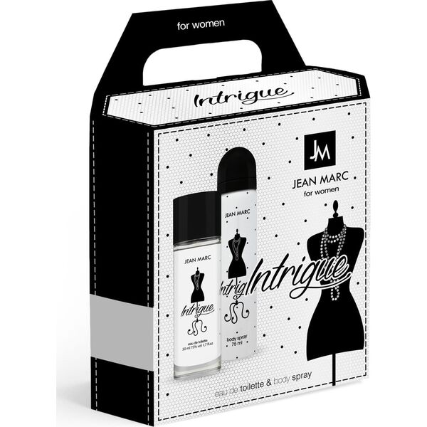 DRAMERS JEAN MARC Intrigue Zestaw prezentowy damski - woda toaletowa 50 ml + dezodorant 75 ml