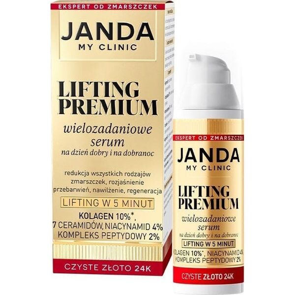 Janda JANDA My Clinic Lifting Premium Wielozadaniowe Serum na dzień dobry i na dobranoc 30 ml