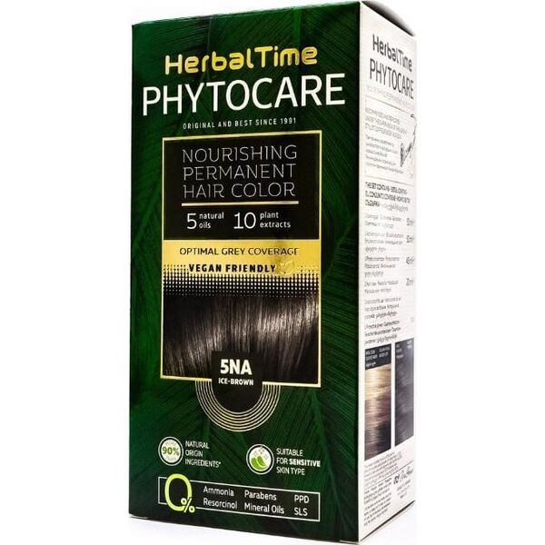 ENERGY OF VITAMINS HERBAL TIME Phytocare Farba do włosów naturalna 5NA Ice Brown