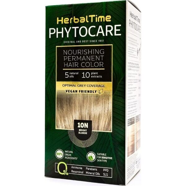 ENERGY OF VITAMINS HERBAL TIME Phytocare Farba do włosów naturalna 10N Bright Blonde