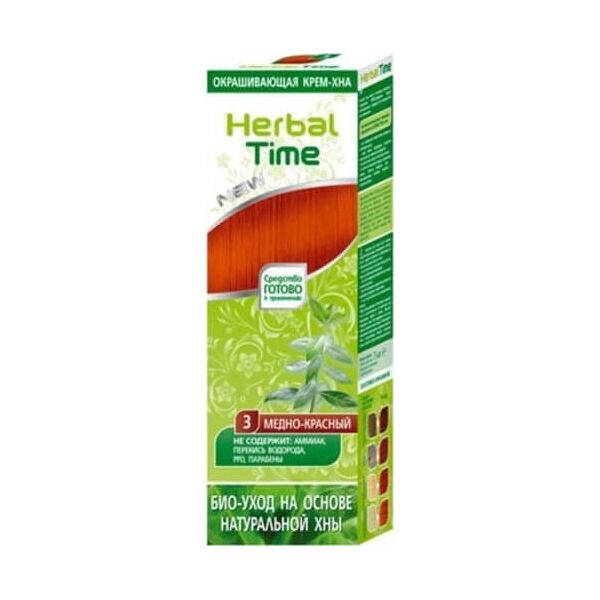ENERGY OF VITAMINS HERBAL TIME Henna do włosów naturalna 3 Miodowa Czerwień