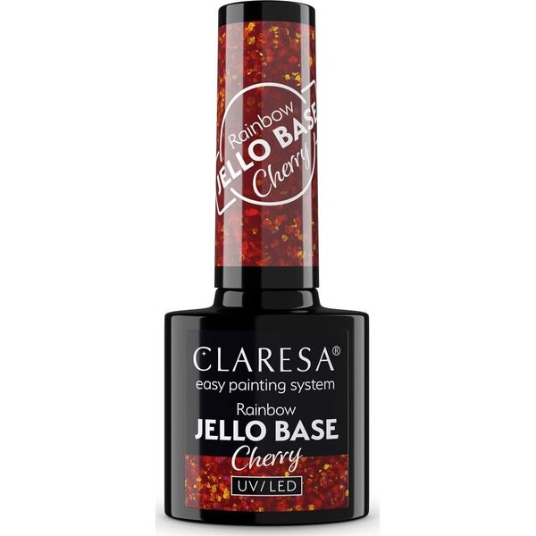 Claresa CLARESA Rainbow Baza hybrydowa - Jello Base Cherry