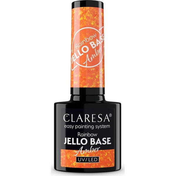 Claresa CLARESA Rainbow Baza hybrydowa - Jello Base Amber