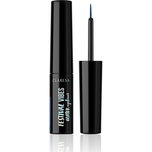 Claresa CLARESA Festival Vibes Eyeliner brokatowy V.02 Blue Glow 4g
