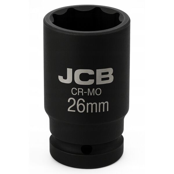 JCB Καρυδάκι κρούσης 1/2" 26mm (6-γωνιακό)