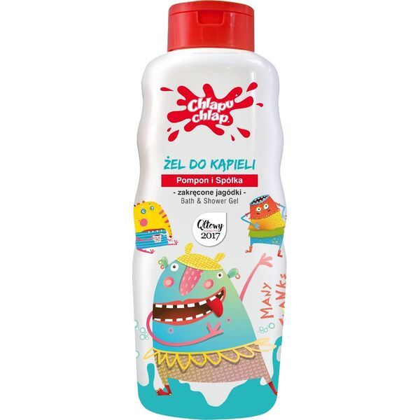 CHLAPU CHLAP Pompon i Spółka Żel do kąpieli Zakręcone Jagódki 710 ml