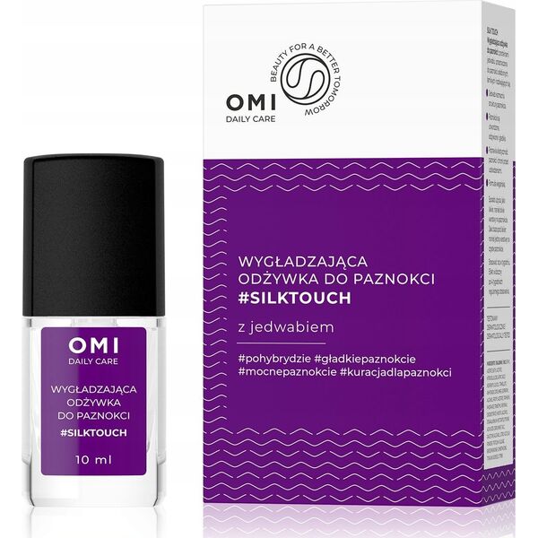 Allvernum OMI Daily Care odżywka do paznokci wygładzająca #silktouch z jedwabiem 10ml