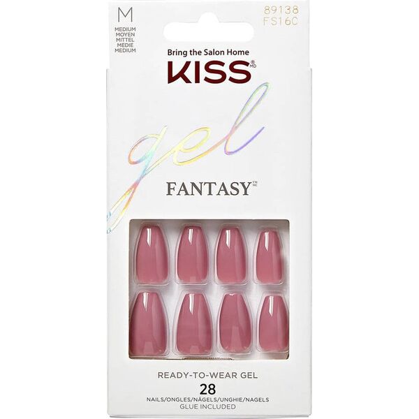 Kiss Gel Fantasy Sztuczne Paznokcie - Letter To U (rozmiar M) 28szt.