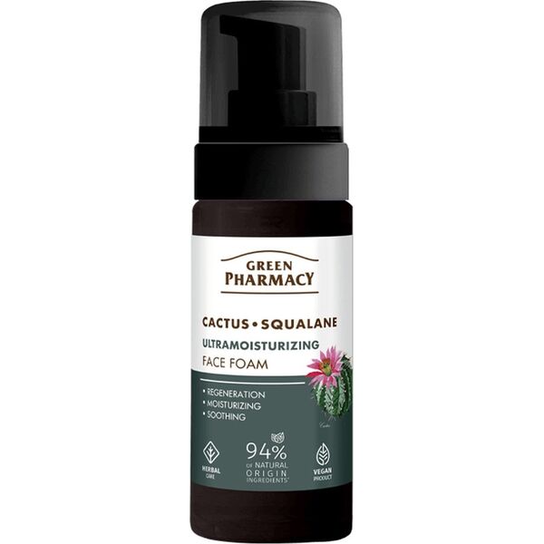 Green Pharmacy Pianka do mycia twarzy Kaktus i skwalan 150ml