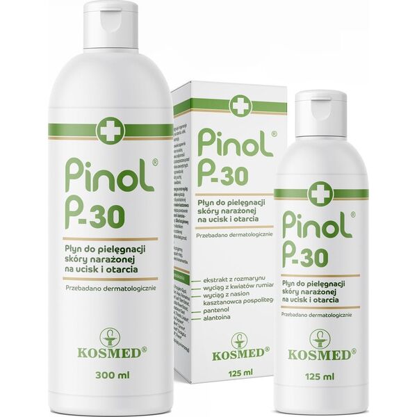 Kosmed Pinol p-30 płyn do pielęgnacji skóry narażonej na ucisk i otarcia 300ml