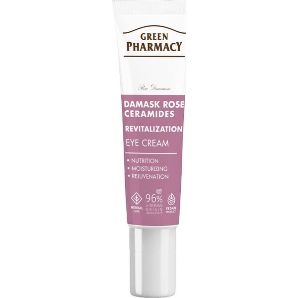 Green Pharmacy Krem pod oczy Róża damasceńska i ceramidy 15ml