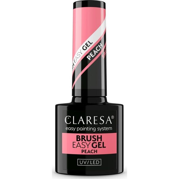 CLARESA Brush Easy Gel Żel do paznokci - Peach 5 g