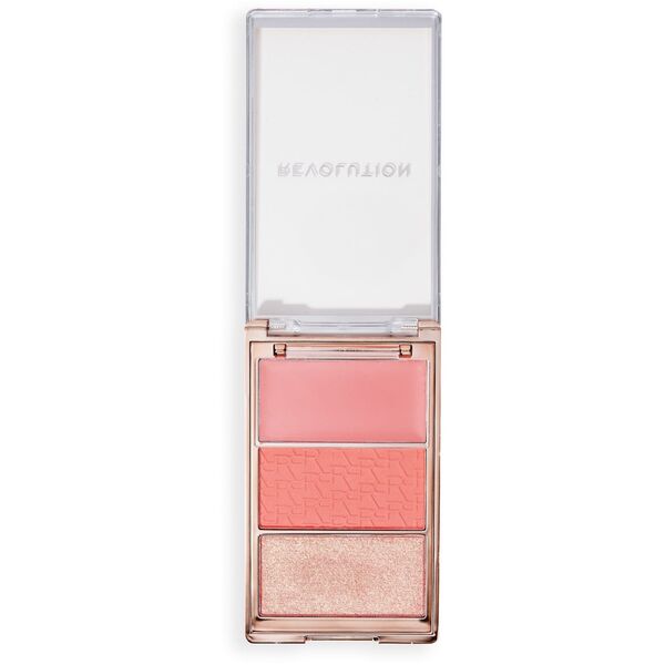 REVOLUTION Paleta różów do policzków Icon Palette Authentic Peach