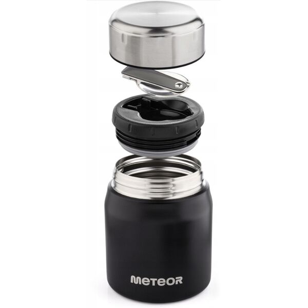 Termos obiadowy na zupę lunch box METEOR 500ml + łyżka