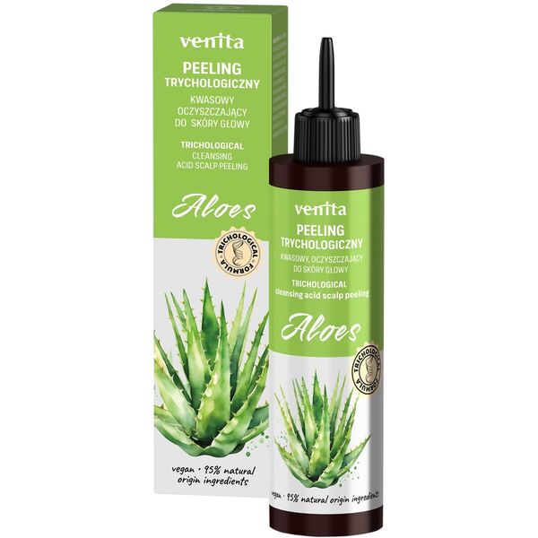 VENITA Peeling trychologiczny kwasowy oczyszczający do skóry głowy Aloes 100 ml