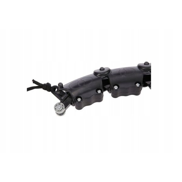 ZESTAW HULA HOP HHW02 BLACK Z WYPUSTKAMI I OBCIĄŻNIKIEM HMS + PAS BR163 RED