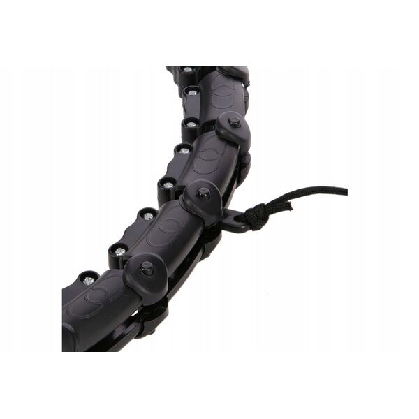 ZESTAW HULA HOP HHW02 BLACK Z WYPUSTKAMI I OBCIĄŻNIKIEM HMS + PAS BR163 RED