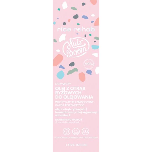 HAIRBOOM Rice Rehab Kondycjonująca woda ryżowa do włosów w mgiełce 200 ml