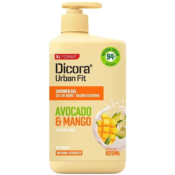 DICORA Żel pod prysznic Awokado i Mango 825 ml