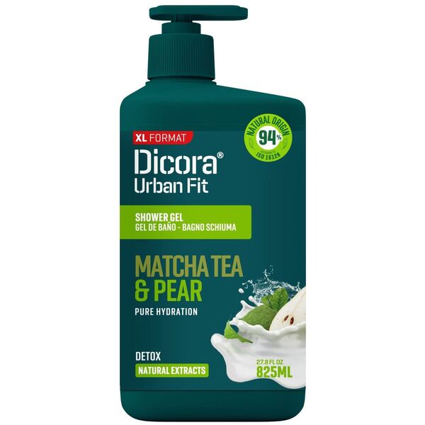 DICORA Żel pod prysznic Herbata Matcha i Gruszka  825 ml