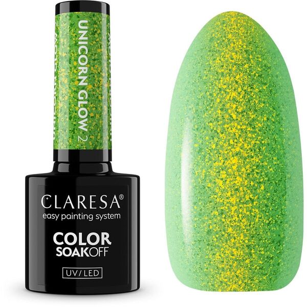 CLARESA N Lakier hybrydowy Unicorn Glow 02 5 g