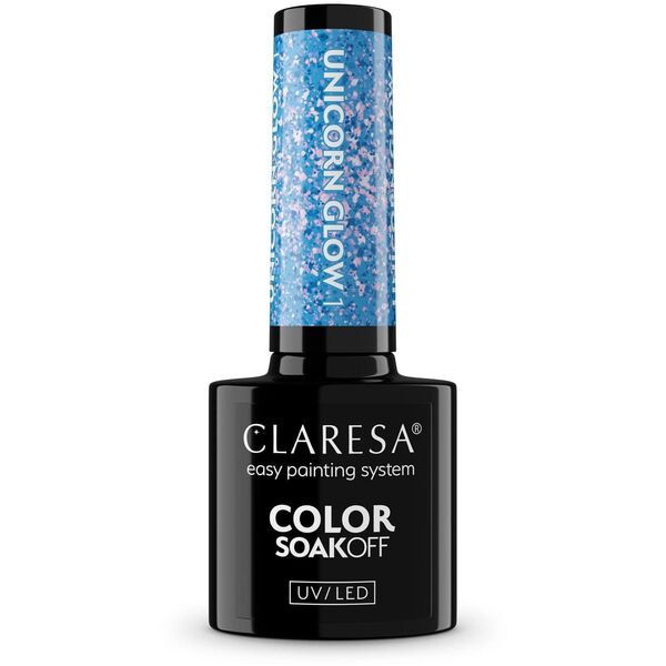CLARESA N Lakier hybrydowy Unicorn Glow 01 5 g