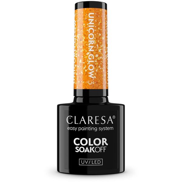 CLARESA N Lakier hybrydowy Unicorn Glow 03 5 g