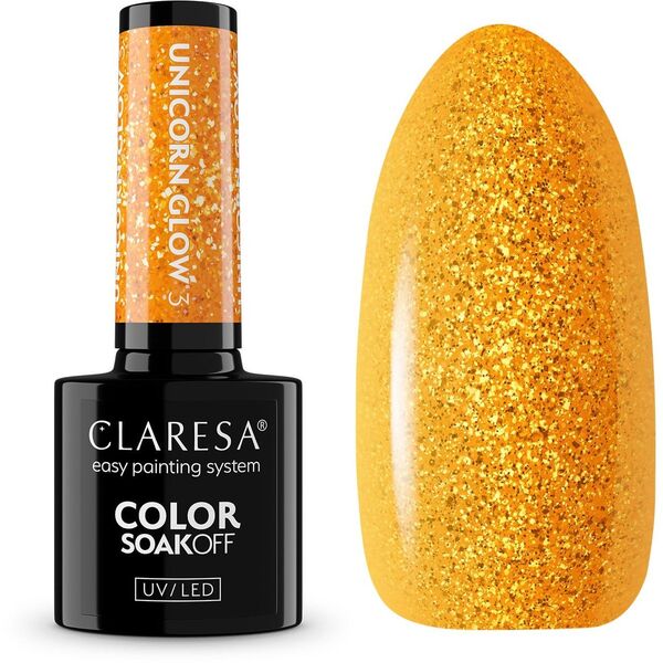 CLARESA N Lakier hybrydowy Unicorn Glow 03 5 g