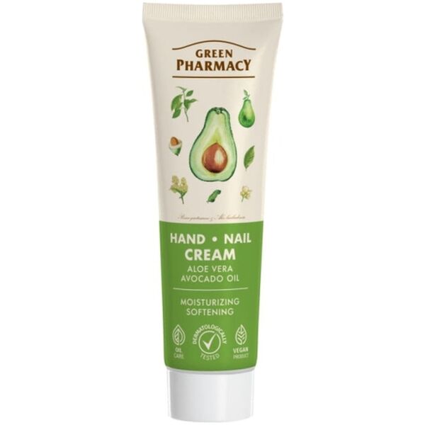 Green Pharmacy Krem do rąk i paznokci Aloes i Olej z awokado 100ml