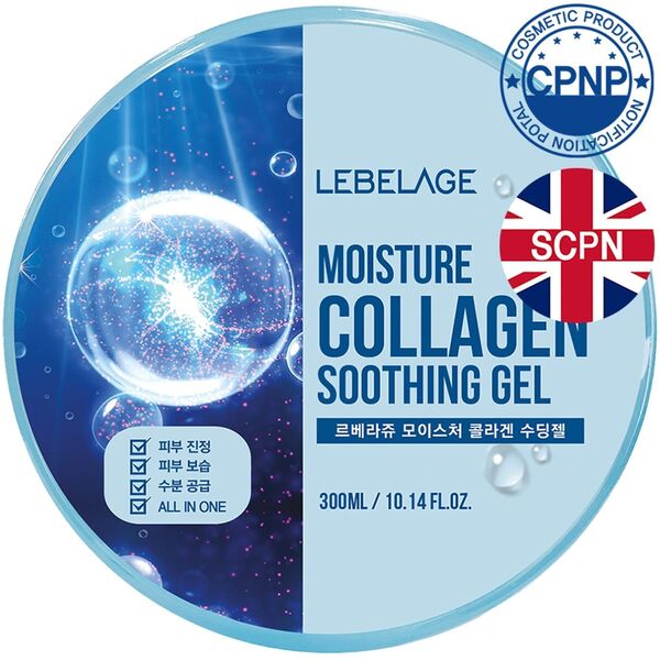 LEBELAGE Żel do twarzy i ciała Collagen Purity 100% 300 ml