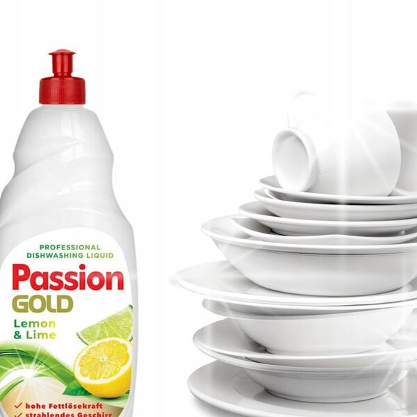 PASSION GOLD Płyn do mycia naczyń Lemon & Lime 850 ml
