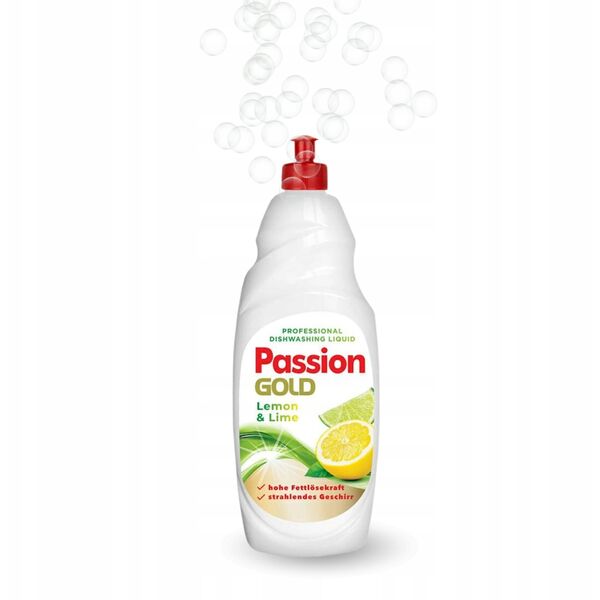 PASSION GOLD Płyn do mycia naczyń Lemon & Lime 850 ml