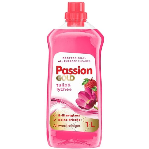 PASSION GOLD Uniwersalny płyn do mycia podłóg Tulipan i Liczi 1 L