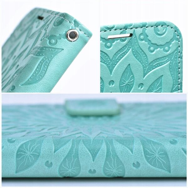 Θήκη MEZZO Book για XIAOMI Redmi 14C mandala πράσινο