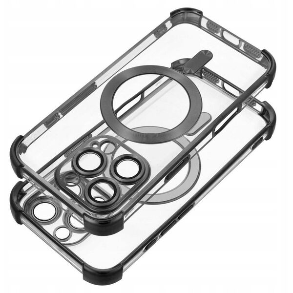 Θήκη ANTISHOCK ELECTRO για IPHONE 16 συμβατή με MagSafe μαύρη