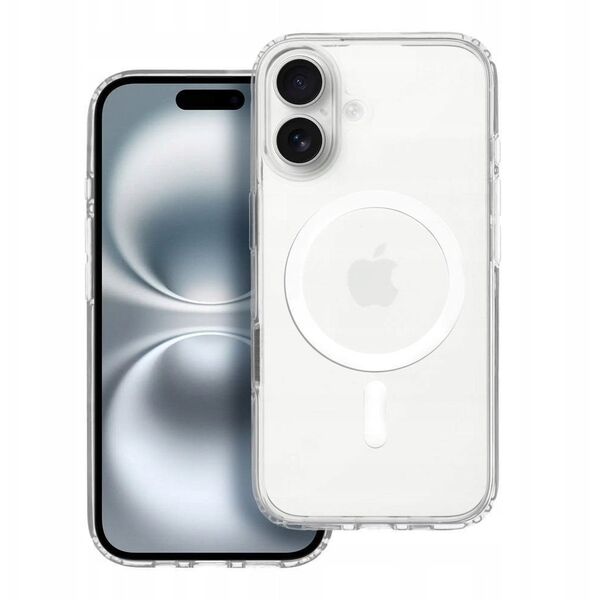 Θήκη που δεν κιτρινίζει Clear Elite Mag Cover συμβατή με MagSafe και κουμπί ελέγχου κάμερας ταιριάζει στο IPHONE 16 διαφανής