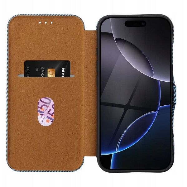 Θήκη FOLIO Side Magnet για IPHONE 16 PRO μπλε